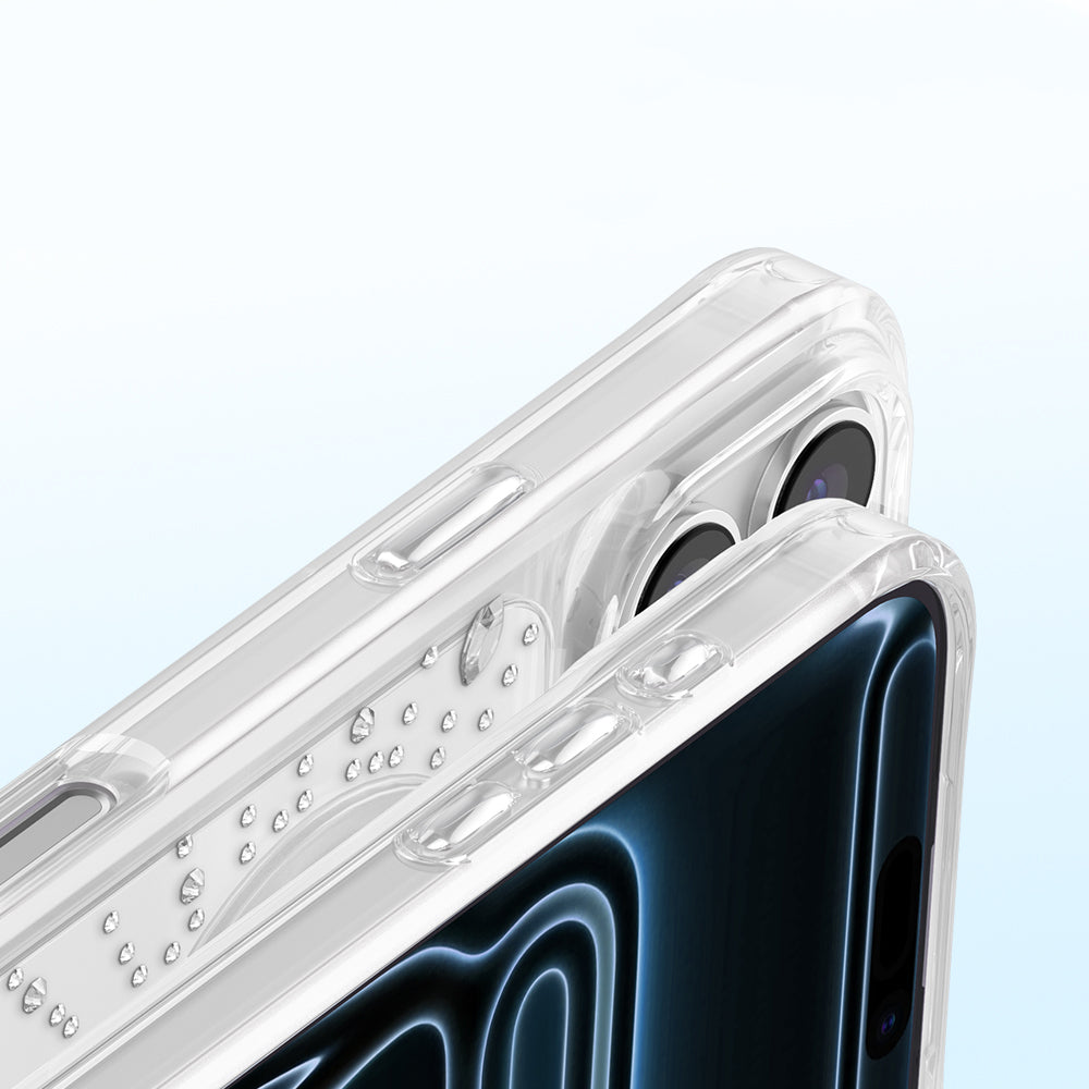 iPhone 18 Pro Max Kılıf M-Safe Şarj Özellikli Zore Paris Mova Sert PC Kılıf