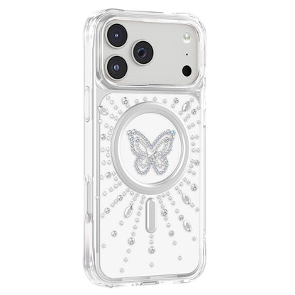 iPhone 18 Pro Max Kılıf M-Safe Şarj Özellikli Zore Paris Mova Sert PC Kılıf