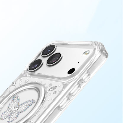 iPhone 18 Pro Max Kılıf M-Safe Şarj Özellikli Zore Paris Mova Sert PC Kılıf