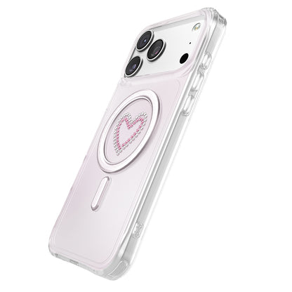 iPhone 18 Pro Max Kılıf M-Safe Şarj Özellikli Zore Paris Mova Sert PC Kılıf