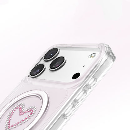 iPhone 18 Pro Max Kılıf M-Safe Şarj Özellikli Zore Paris Mova Sert PC Kılıf