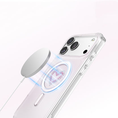 iPhone 18 Pro Max Kılıf M-Safe Şarj Özellikli Zore Paris Mova Sert PC Kılıf