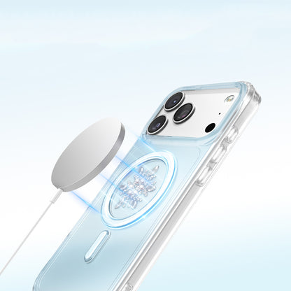 iPhone 18 Pro Max Kılıf M-Safe Şarj Özellikli Zore Paris Mova Sert PC Kılıf