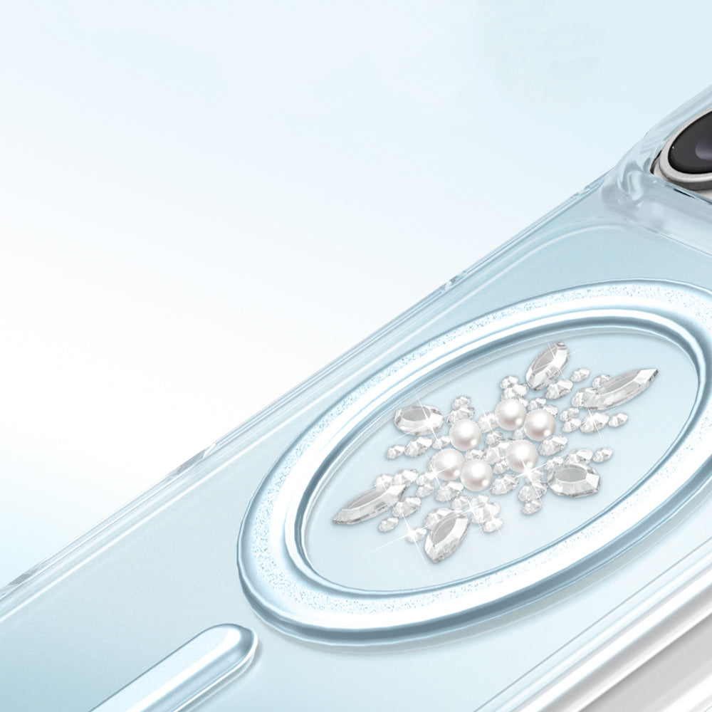 iPhone 18 Pro Max Kılıf M-Safe Şarj Özellikli Zore Paris Mova Sert PC Kılıf