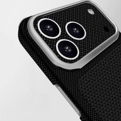 iPhone 18 Pro Max Kılıf M-Safe Şarj Özellikli Zore Paris Nexel Sert PC Kılıf