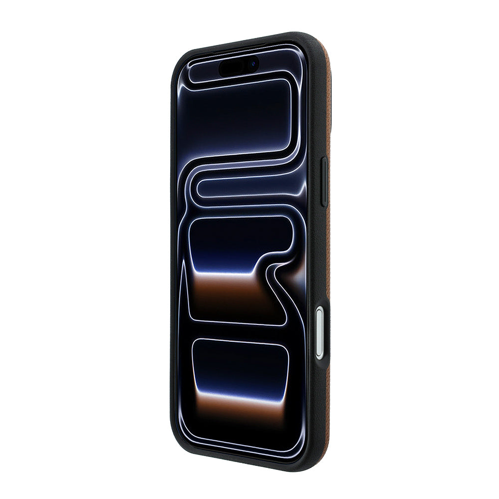 iPhone 18 Pro Max Kılıf Mercedes Benz Orijinal Lisanslı M-safe Şarj Özellikli PU Deri 3D Metal Logolu Kartlıklı Kılıf