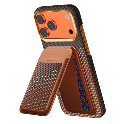 iPhone 18 Pro Max Kılıf Raptic 2in1 Bundle Kit Aramid Skin Serenity Serisi Kartlık ve Karbon Kılıf