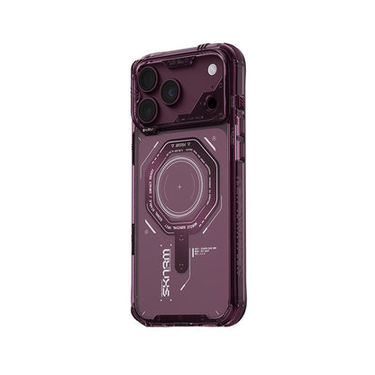 iPhone 18 Pro Max Kılıf SkinArma M-safe Şarj Özellikli Airbag Tasarımlı Magma Kılıf