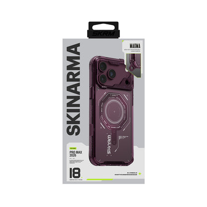 iPhone 18 Pro Max Kılıf SkinArma M-safe Şarj Özellikli Airbag Tasarımlı Magma Kılıf