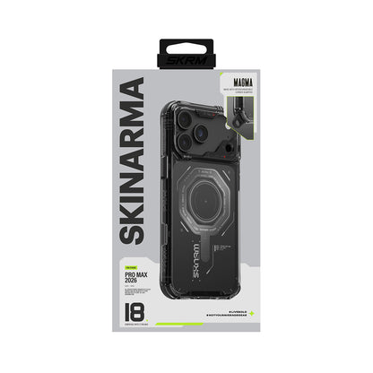 iPhone 18 Pro Max Kılıf SkinArma M-safe Şarj Özellikli Airbag Tasarımlı Magma Kılıf