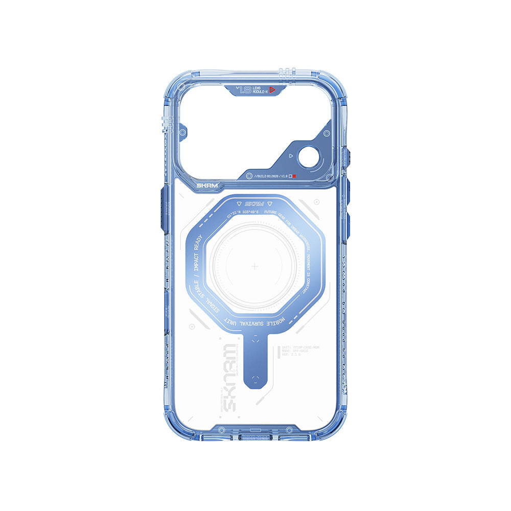 iPhone 18 Pro Max Kılıf SkinArma M-safe Şarj Özellikli Airbag Tasarımlı Magma Kılıf