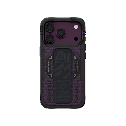 iPhone 18 Pro Max Kılıf SkinArma M-safe Şarj Özellikli Airbag Tasarımlı Standlı Phantom Kılıf