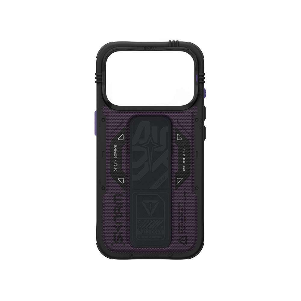 iPhone 18 Pro Max Kılıf SkinArma M-safe Şarj Özellikli Airbag Tasarımlı Standlı Phantom Kılıf