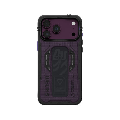 iPhone 18 Pro Max Kılıf SkinArma M-safe Şarj Özellikli Airbag Tasarımlı Standlı Phantom Kılıf