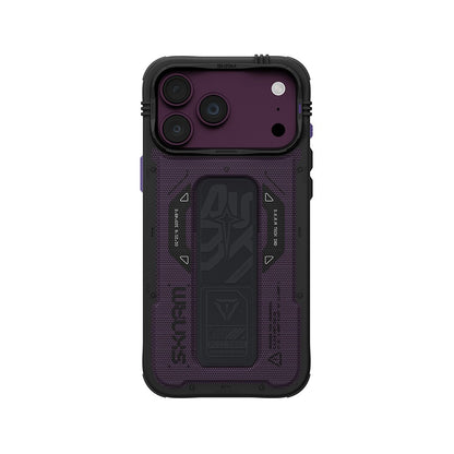 iPhone 18 Pro Max Kılıf SkinArma M-safe Şarj Özellikli Airbag Tasarımlı Standlı Phantom Kılıf
