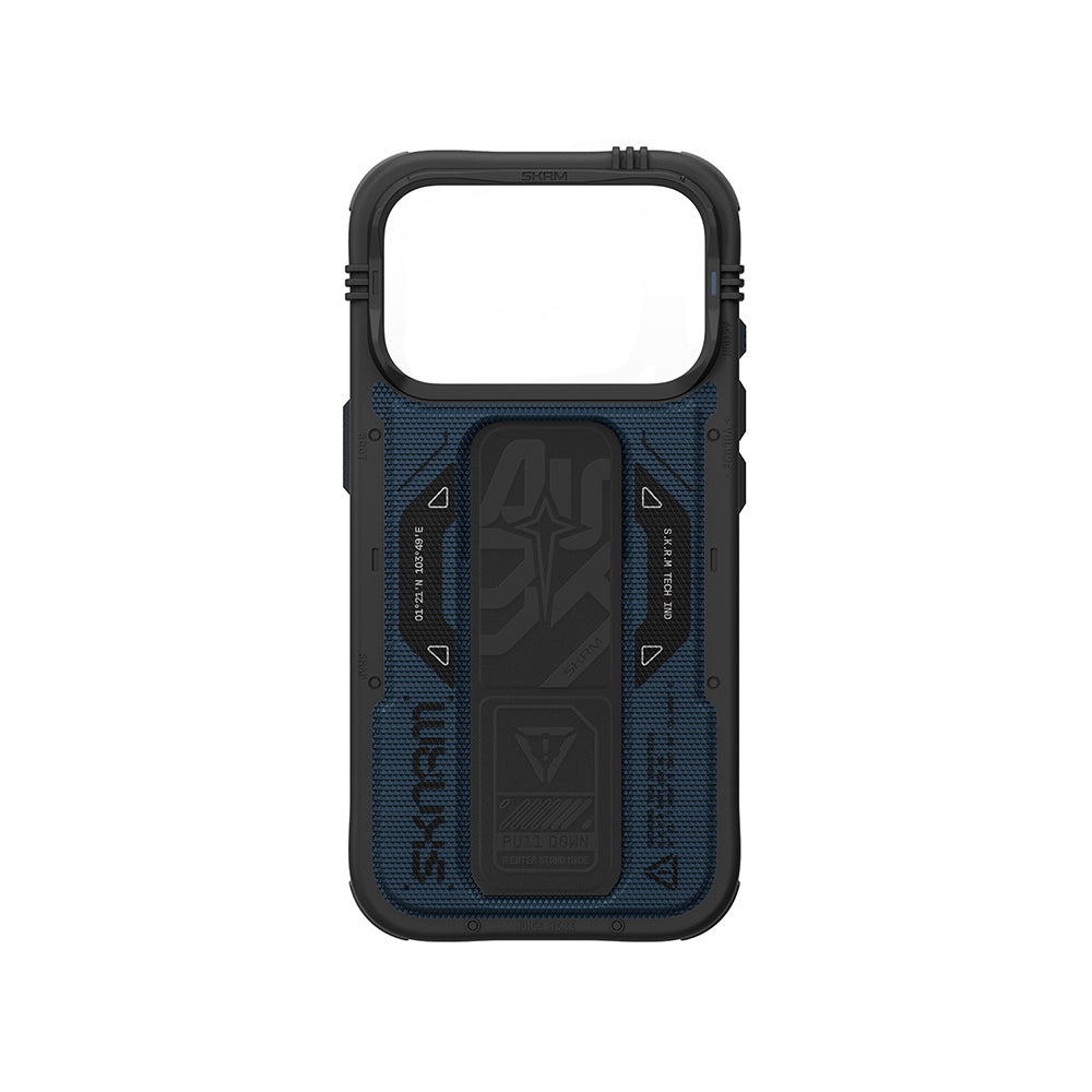 iPhone 18 Pro Max Kılıf SkinArma M-safe Şarj Özellikli Airbag Tasarımlı Standlı Phantom Kılıf