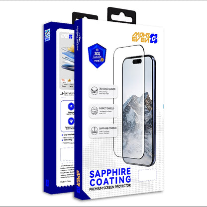 iPhone 18 Pro Mohseven M7 Privacy Sapphire Coating Temperli Cam Ekran Koruyucu + Kolay Uygulama Aparatı
