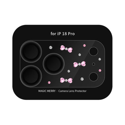 iPhone 18 Pro Wiwu Magic Merry Shimmer Serisi Taşlı Kamera Lens Koruyucu