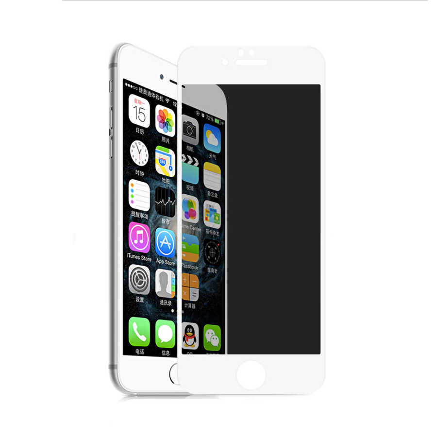 iPhone 6 Davin 5D Privacy Cam Ekran Koruyucu