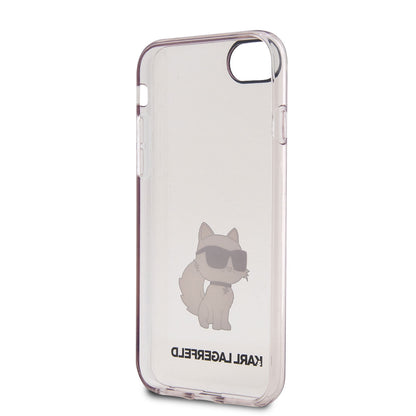 iPhone 7 Kılıf Karl Lagerfeld Transparan Choupette Dizayn Kılıf