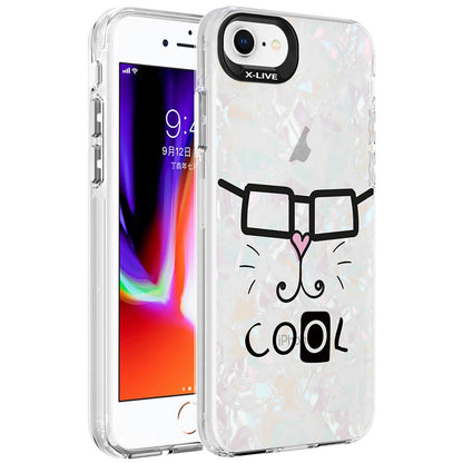 iPhone 8 Kılıf Mermer Desenli Zore Marbello Kılıf