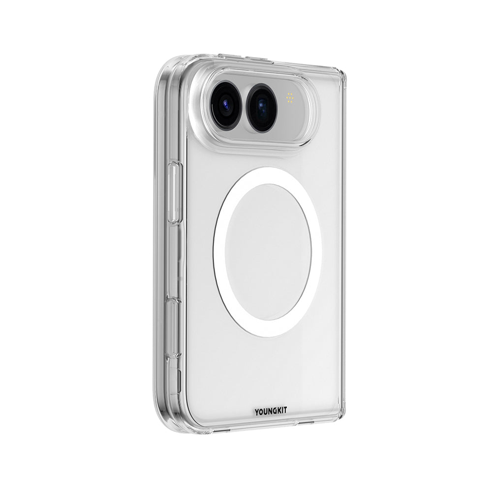 iPhone Duo Kılıf M-safe Şarj Özellikli 2in1 Youngkit Clear Serisi Kılıf