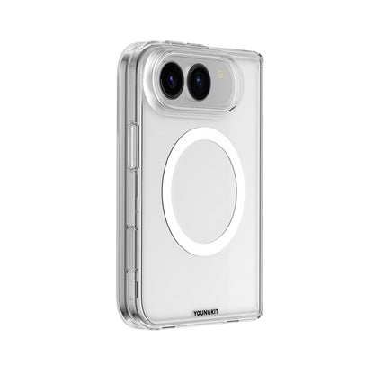 iPhone Duo Kılıf M-safe Şarj Özellikli 2in1 Youngkit Clear Serisi Kılıf