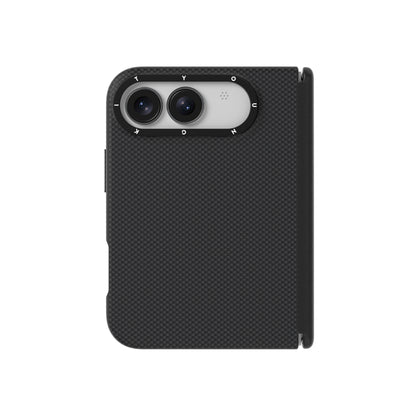 iPhone Duo Kılıf M-safe Şarj Özellikli Aramid Fiber Youngkit 1500D Extreme Wing Titanyum-Gold Serisi Kılıf
