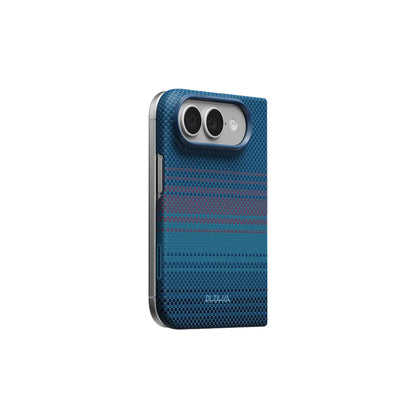 iPhone Duo Kılıf M-safe Şarj Özellikli Aramid Karbon Fiber Pitaka Moonrise 2.0 Nights Serisi Kılıf