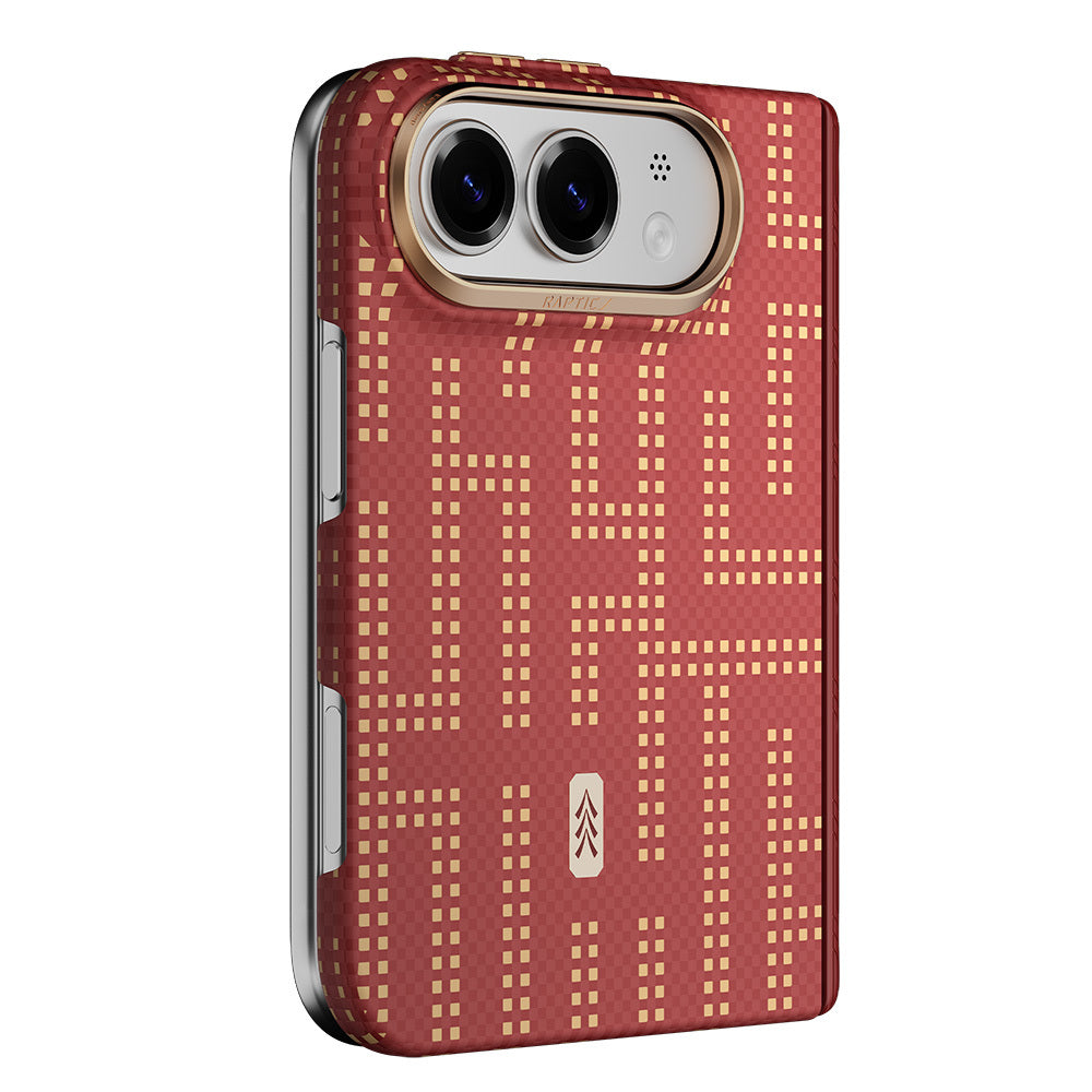 iPhone Duo Kılıf M-safe Şarj Özellikli Raptic Aramid SkinPro Grid Serisi Karbon Kılıf