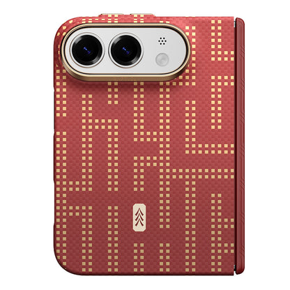 iPhone Duo Kılıf M-safe Şarj Özellikli Raptic Aramid SkinPro Grid Serisi Karbon Kılıf