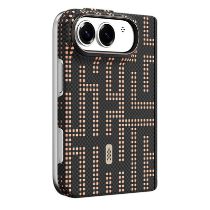 iPhone Duo Kılıf M-safe Şarj Özellikli Raptic Aramid SkinPro Grid Serisi Karbon Kılıf