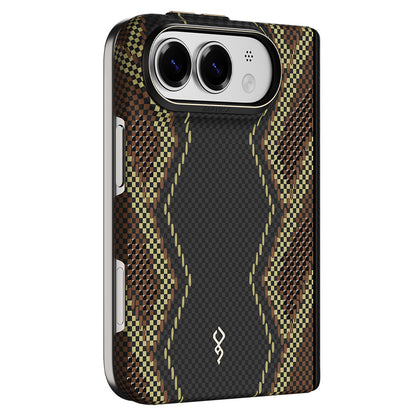 iPhone Duo Kılıf M-safe Şarj Özellikli Raptic Aramid SkinPro Scepter Serisi Karbon Kılıf