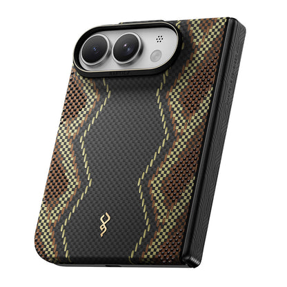 iPhone Duo Kılıf M-safe Şarj Özellikli Raptic Aramid SkinPro Scepter Serisi Karbon Kılıf