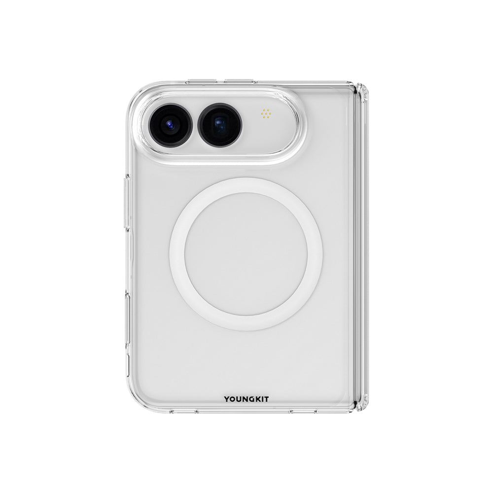 iPhone Duo Kılıf M-safe Şarj Özellikli Youngkit Clear Serisi Kılıf