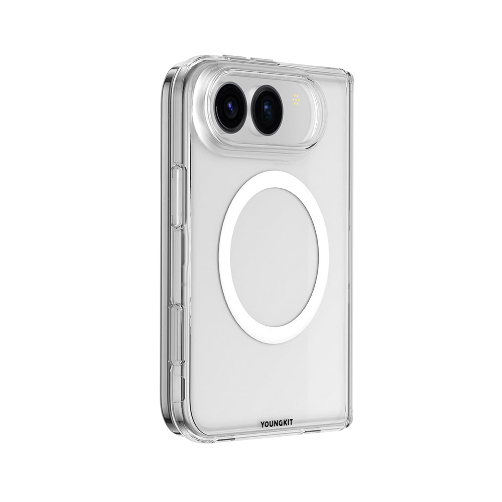 iPhone Duo Kılıf M-safe Şarj Özellikli Youngkit Clear Serisi Kılıf