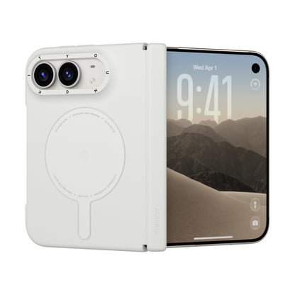 iPhone Duo Kılıf M-Safe Şarj Özellikli Youngkit Morandi Serisi Kılıf