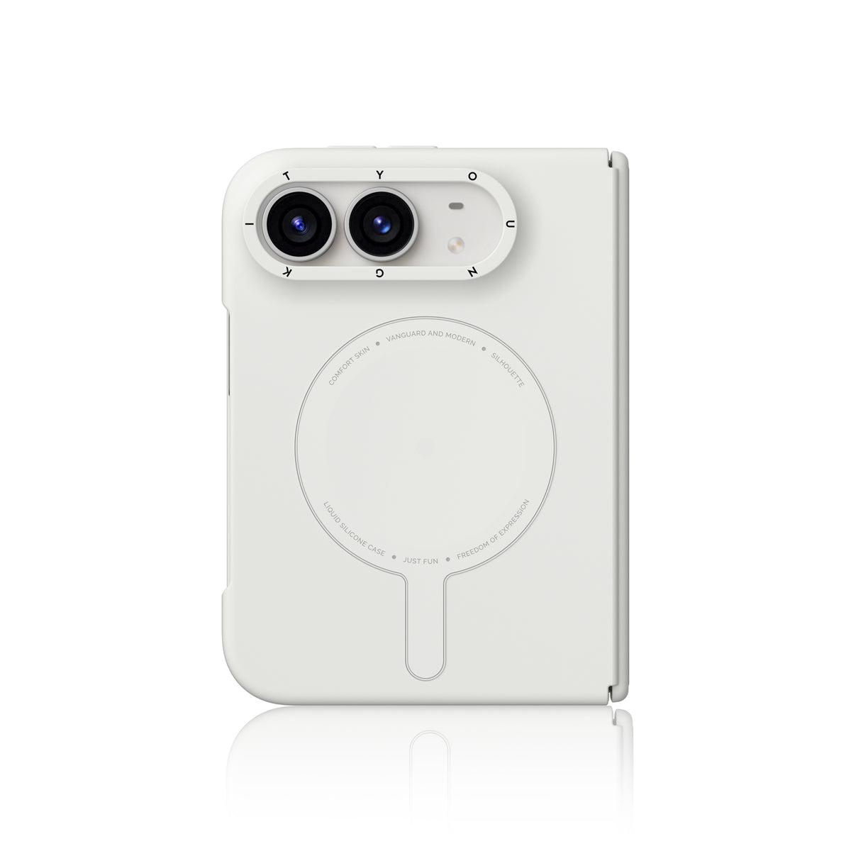 iPhone Duo Kılıf M-Safe Şarj Özellikli Youngkit Morandi Serisi Kılıf