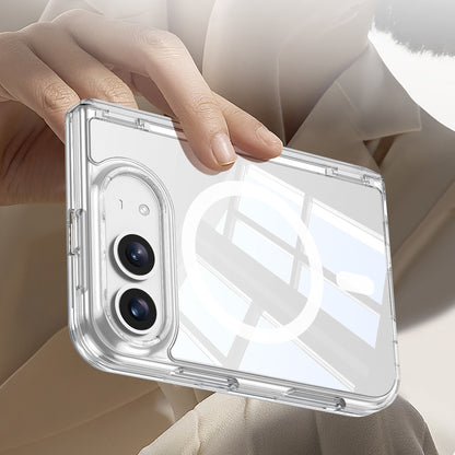 iPhone Duo Kılıf M-safe Şarj Özellikli Zore Kıpta KPT-13 Şeffaf Sert PC Kılıf