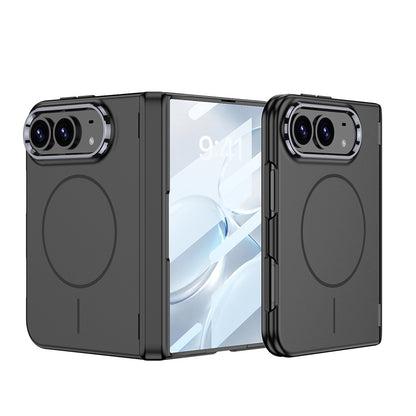 iPhone Duo Kılıf M-safe Şarj Özellikli Zore Kıpta KPT-14 Sert PC Kılıf
