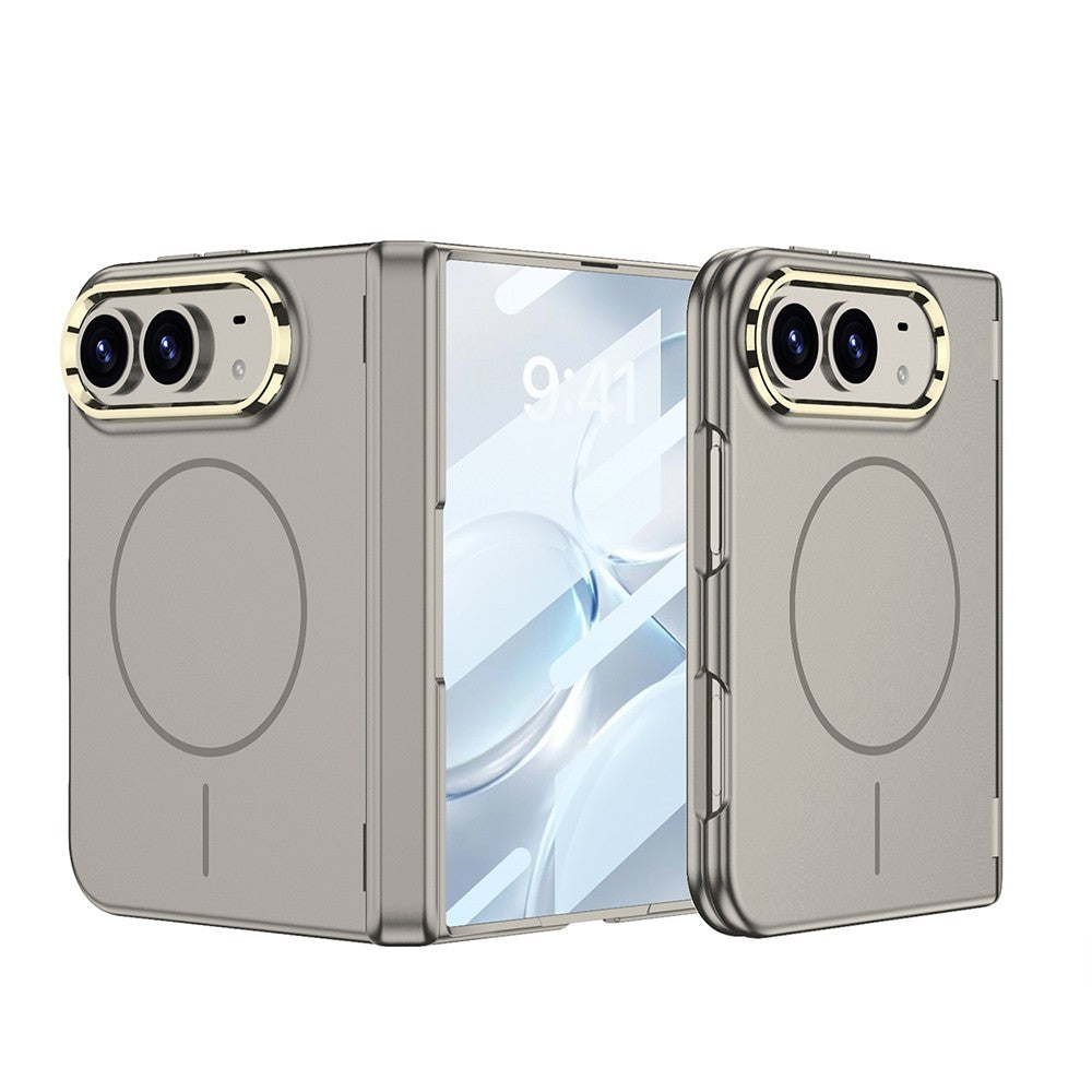 iPhone Duo Kılıf M-safe Şarj Özellikli Zore Kıpta KPT-14 Sert PC Kılıf