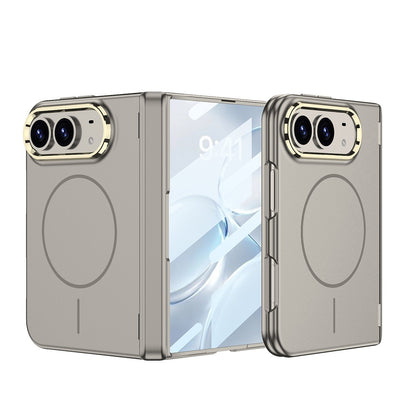 iPhone Duo Kılıf M-safe Şarj Özellikli Zore Kıpta KPT-14 Sert PC Kılıf