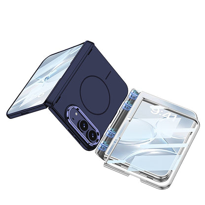 iPhone Duo Kılıf M-safe Şarj Özellikli Zore Kıpta KPT-14 Sert PC Kılıf