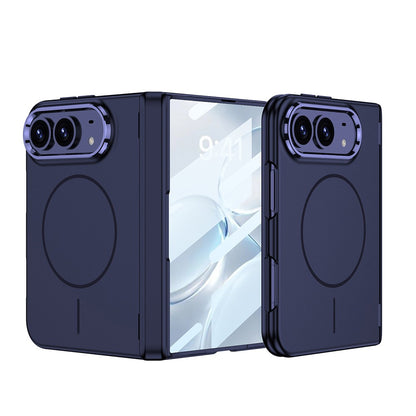 iPhone Duo Kılıf M-safe Şarj Özellikli Zore Kıpta KPT-14 Sert PC Kılıf