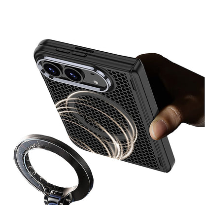 iPhone Duo Kılıf M-safe Şarj Özellikli Zore Kıpta KPT-15 Sert PC Kılıf