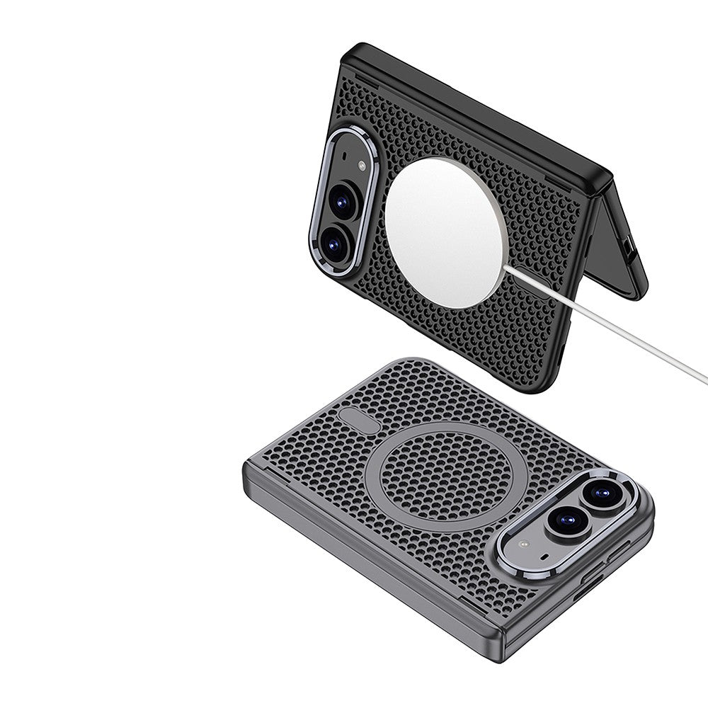 iPhone Duo Kılıf M-safe Şarj Özellikli Zore Kıpta KPT-15 Sert PC Kılıf