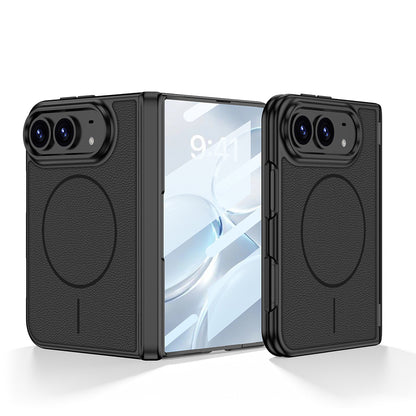 iPhone Duo Kılıf M-safe Şarj Özellikli Zore Kıpta KPT-16 Deri Tasarımlı Kılıf