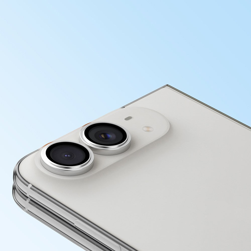 iPhone Duo Youngkit Alloy Original Parlama Önleyici Kamera Lens Koruyucu + Kolay Uygulama Aparatlı