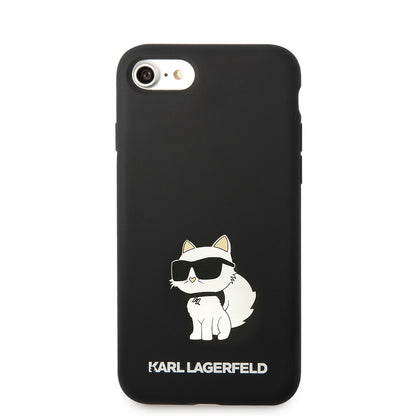 iPhone SE 2020 Kılıf Karl Lagerfeld Silikon Choupette Dizayn Kılıf