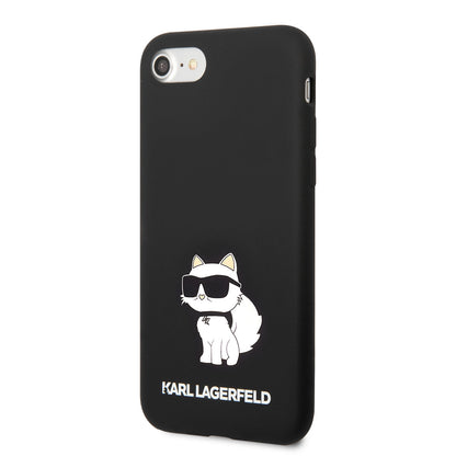 iPhone SE 2020 Kılıf Karl Lagerfeld Silikon Choupette Dizayn Kılıf